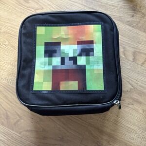 Minecraft Lunchbox – 3D Creeper &‎ TNT Lenticular Holographic Image School Bag